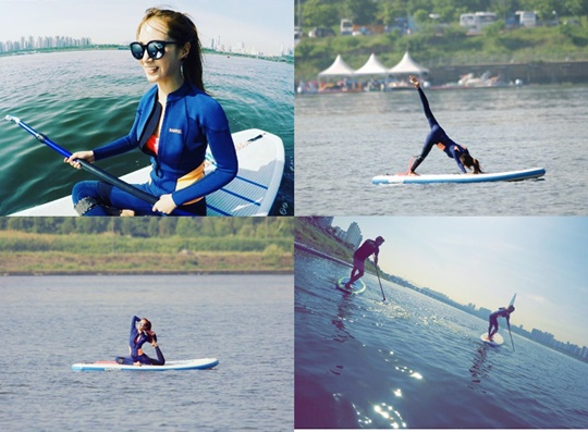 소녀시대 유리, 물속 레저 자태 '수준급 실력'   기사 이미지